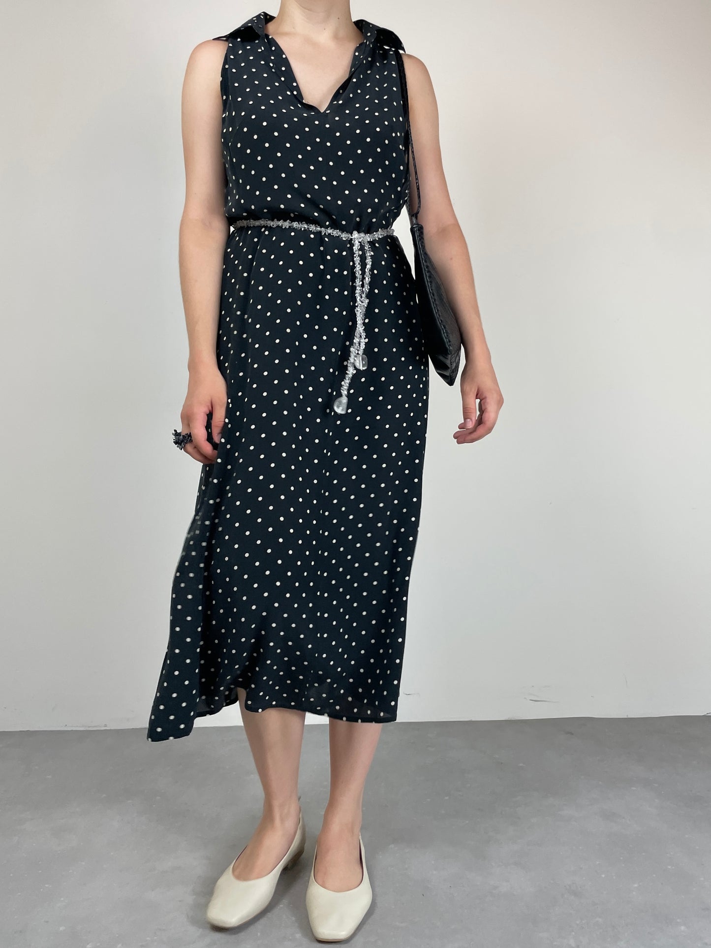 Abito MAX MARA in pura seta a pois