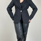 Black wool blazer