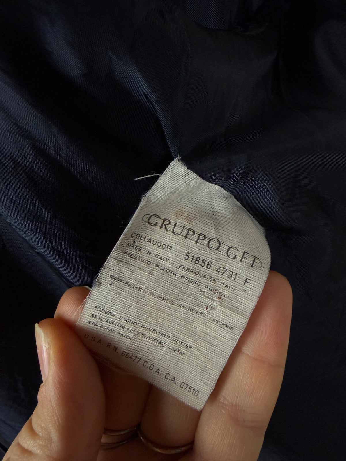 Blazer in 100% puro cashmere by Valentino tessuto Loro Piana