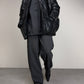 Piumino vintage in vera pelle