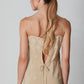 Alberta Ferretti abito in pura seta ricamata