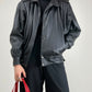 Bomber vintage in vera pelle