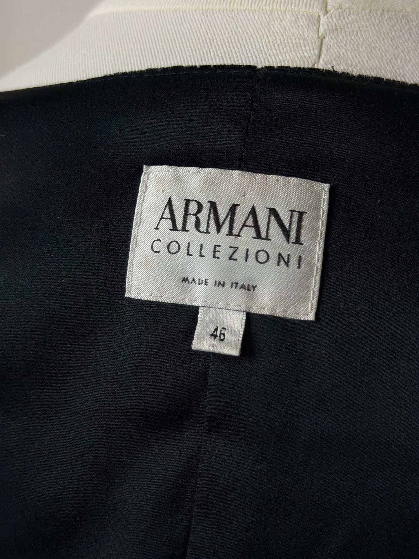 Giacca ARMANI in velluto nero