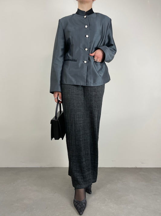 Giacca in shantung di seta