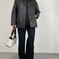 Giacca in vera pelle con gilet interno