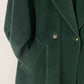 Max Mara green oversize coat