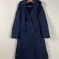 Blue trench coat