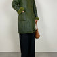 Green shearling jacket