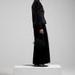 Gonna Yves Saint Laurent in velluto di cotone nero