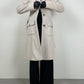 Seashell wool coat