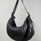 Maxi bag in vera pelle marrone