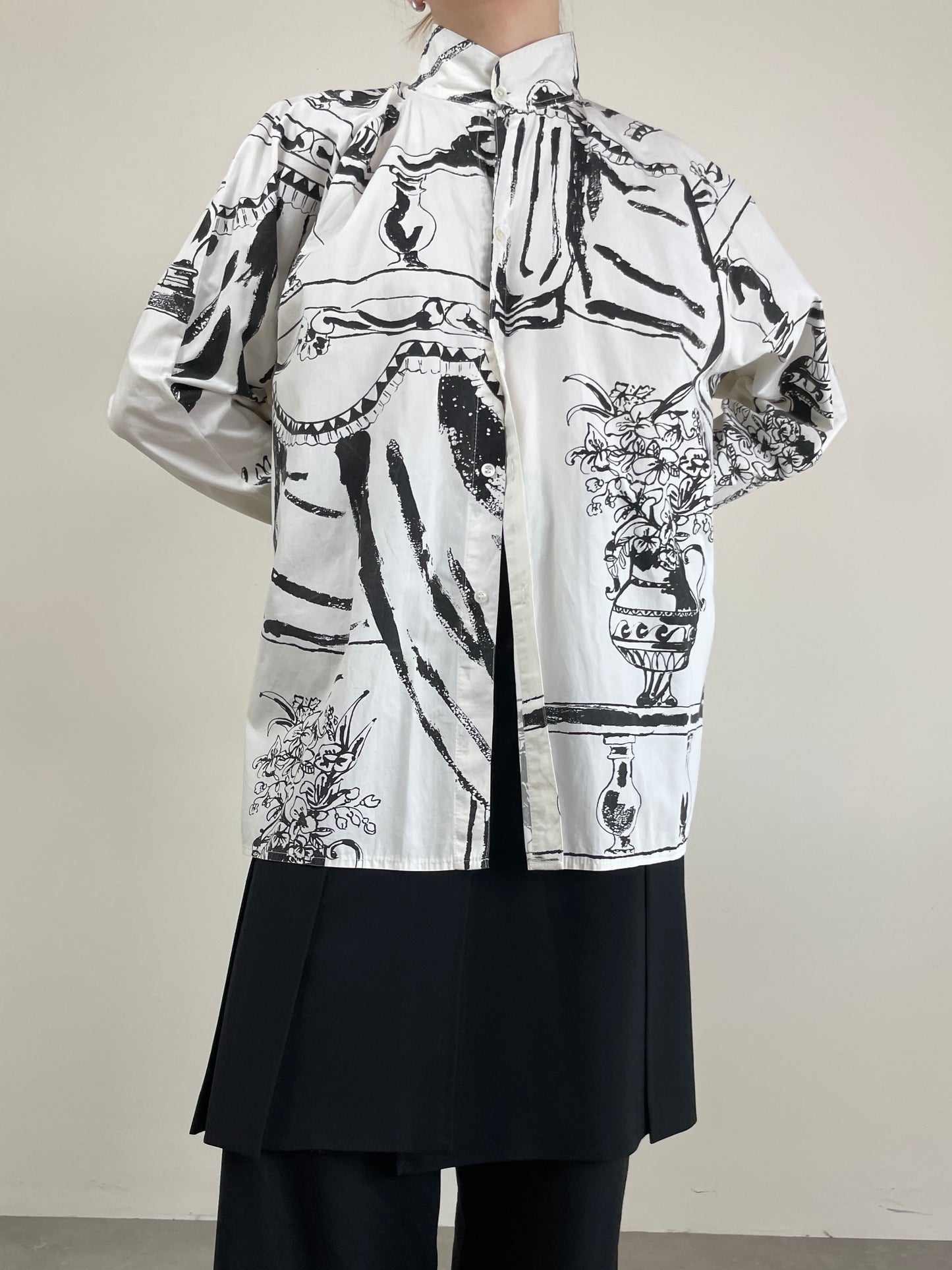 Camicia vintage a fantasia