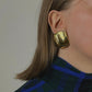 Gold plated vintage earrings