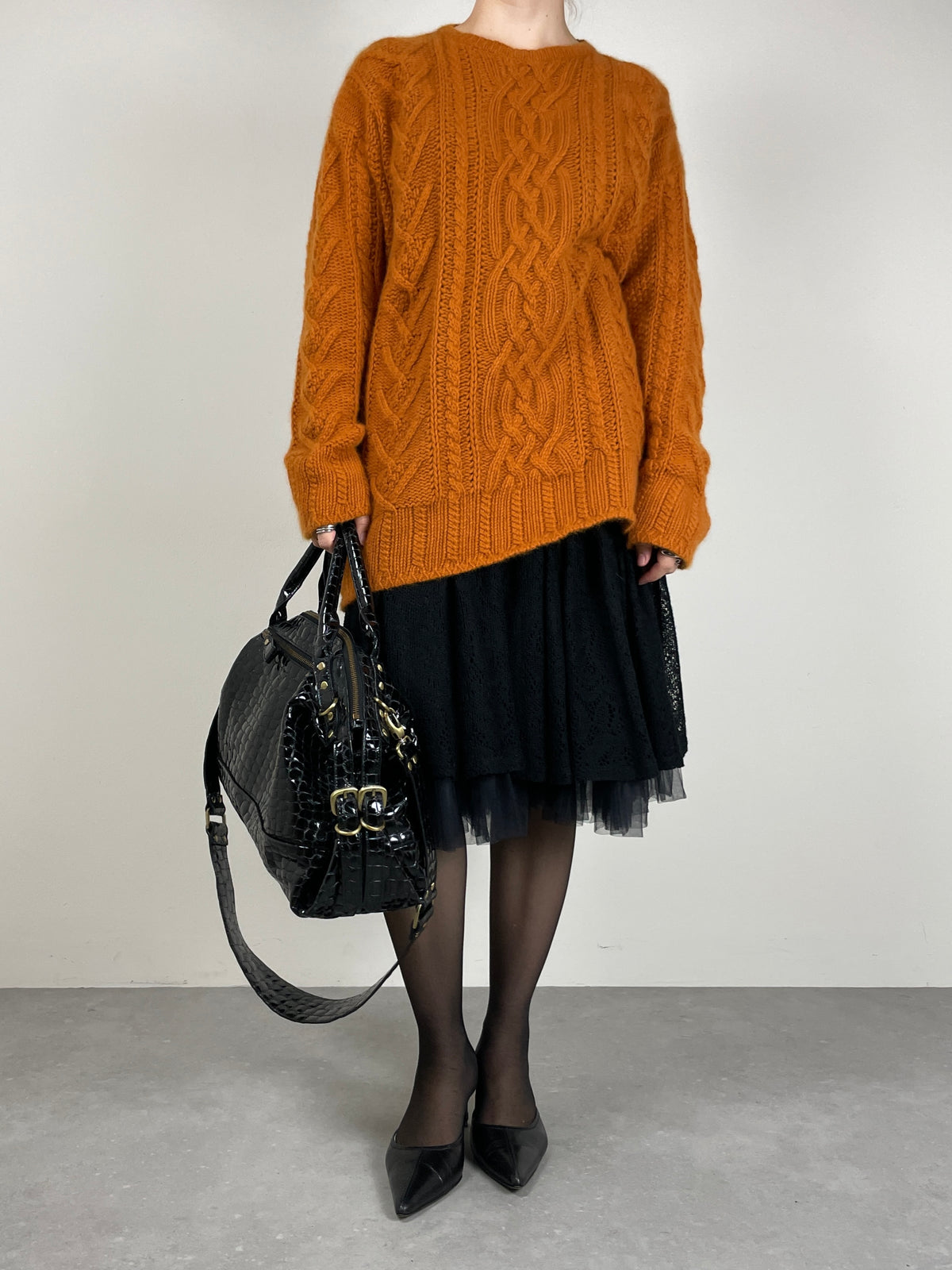MAX MARA maglione in lana e angora