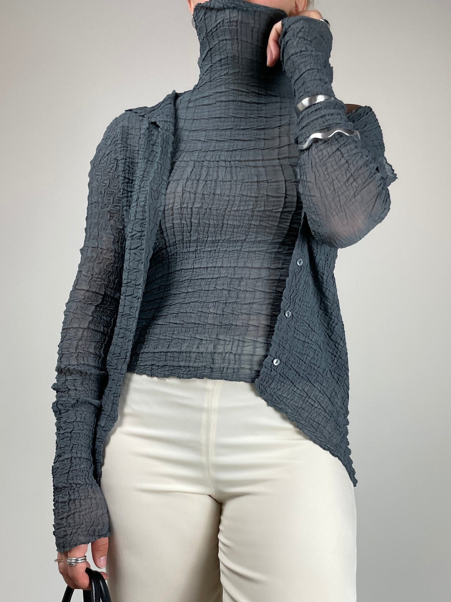 Co-ord vintage con top e cardigan