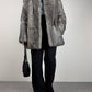 Pelliccia vintage in pregiato Rex rabbit