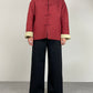 Piumino vintage in seta e cotone double face