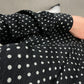 Blusa in seta a pois