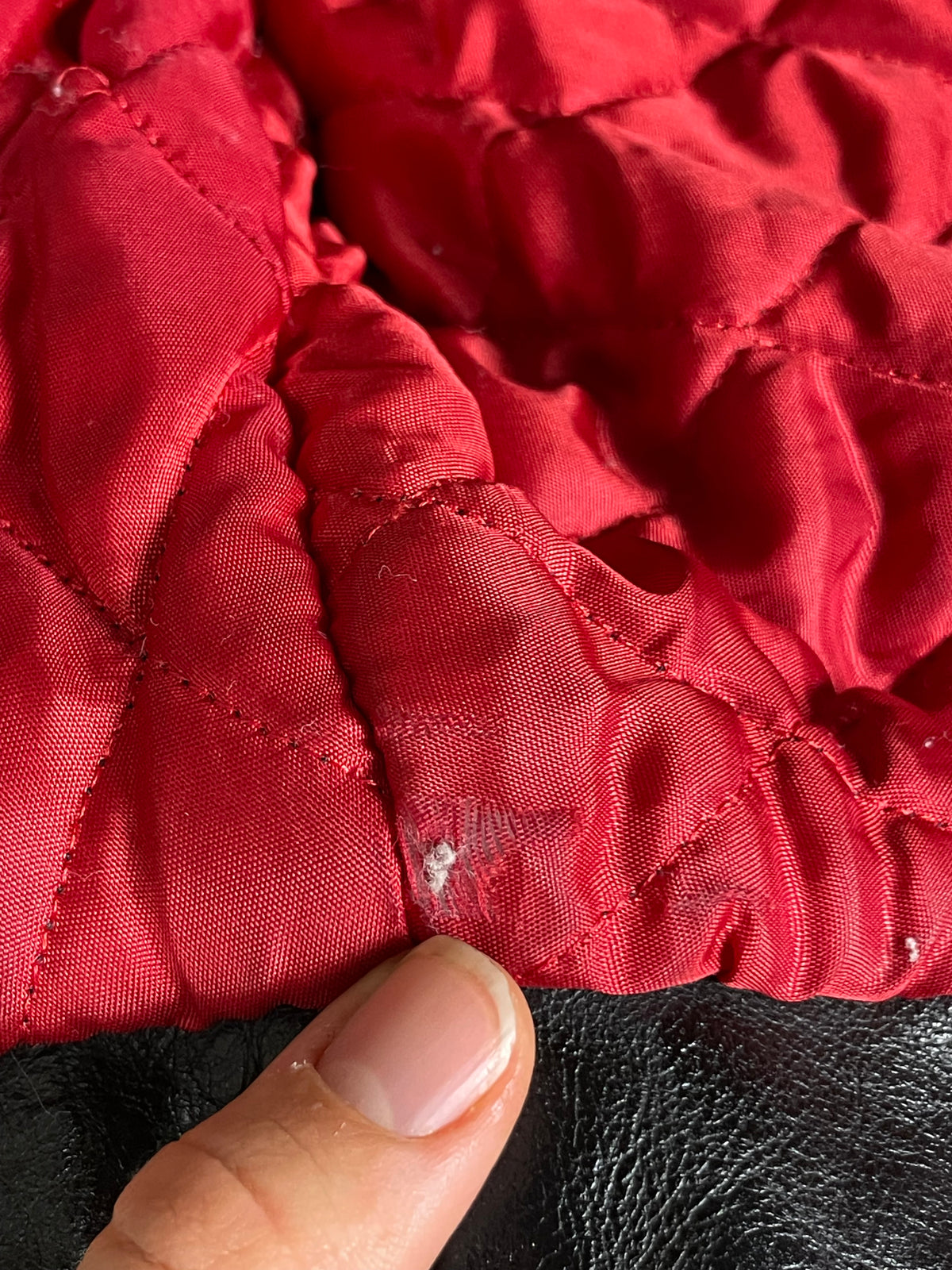 Chiodo vintage in vera pelle