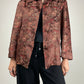 Giacca sartoriale in jacquard a fantasia orientale