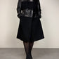 Cappotto Sportmax in vera pelle e lana