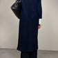 JIL SANDER abito tunica in lana blu