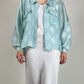 Blusa vintage in seta jacquard