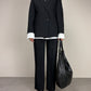 Completo vintage in lana gessata
