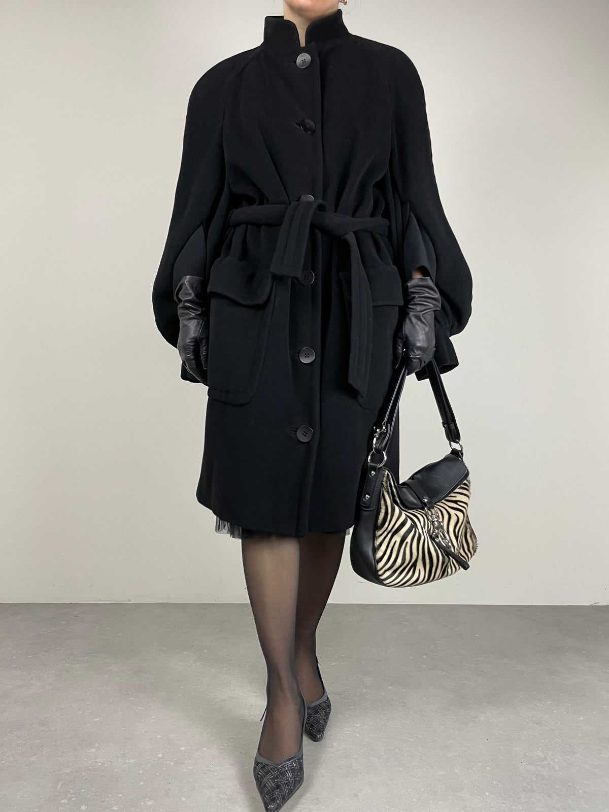 MOSCHINO COUTURE cappotto in lana e cashmere