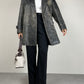 Giacca in vera pelle effetto distressed