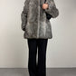 Pelliccia vintage in pregiato Rex rabbit