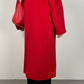 Red lambswool, angora and cashmere