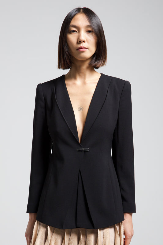 GIORGIO ARMANI blazer in misto lana