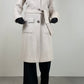 Seashell wool coat