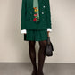 Completo vintage in 100% seta