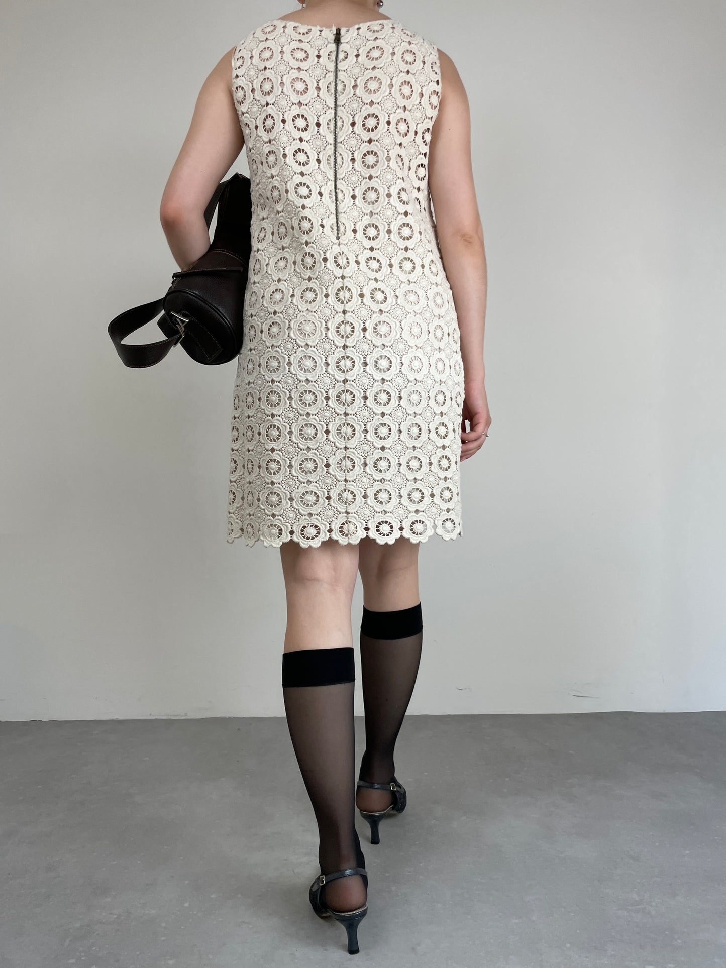 Abito Moschino Cheap And Chic in cotone macramé