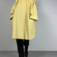 Cappotto in lana angora e cashmere con sciarpa integrata