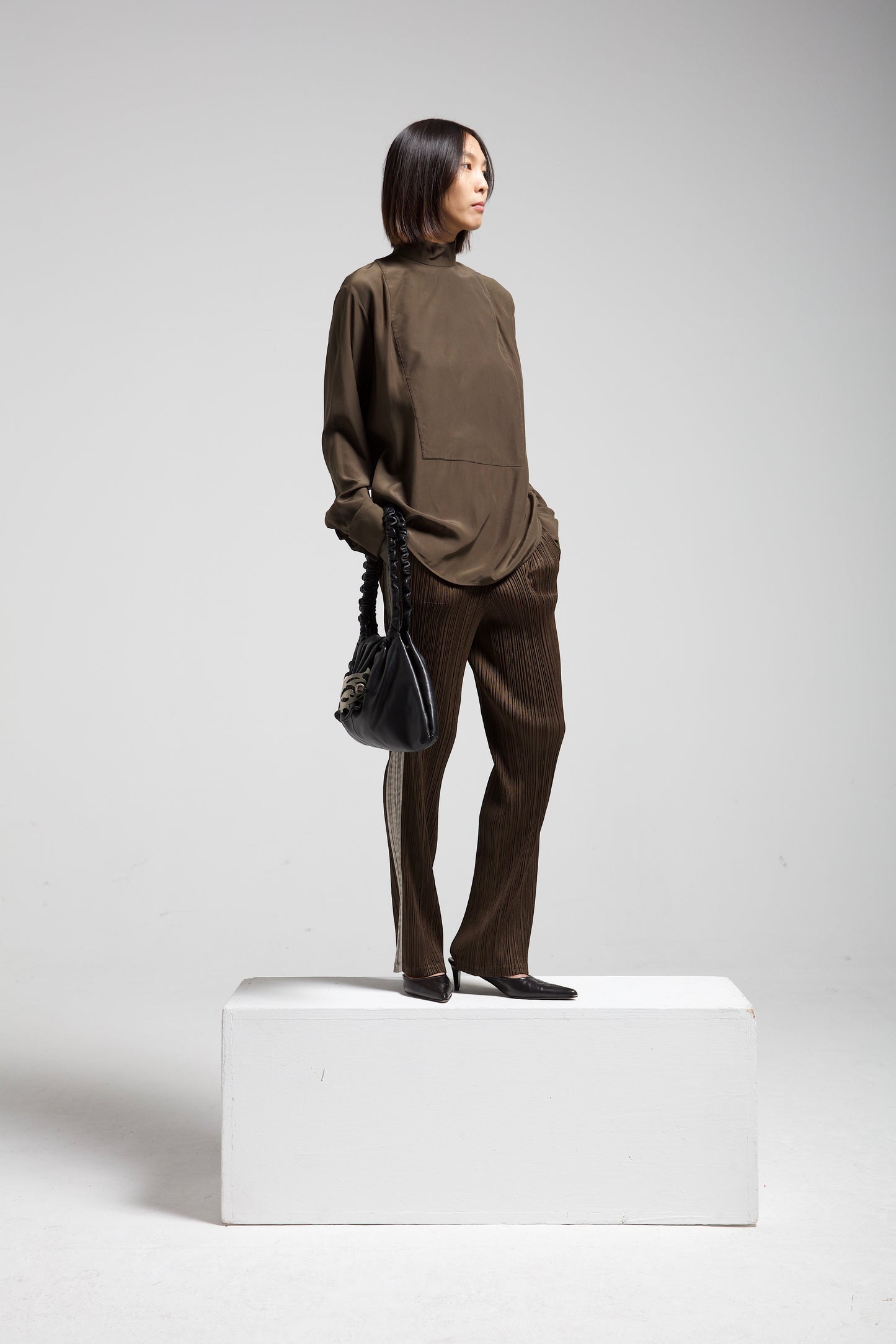 JIL SANDER blusa in seta