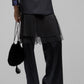 Pantaloni Alberta Ferretti in seta blu