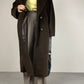 Max Mara 101801 cappotto vintage color cioccolato