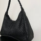 Borsa in vera pelle intrecciata