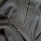 Completo vintage abito e blazer in misto lana