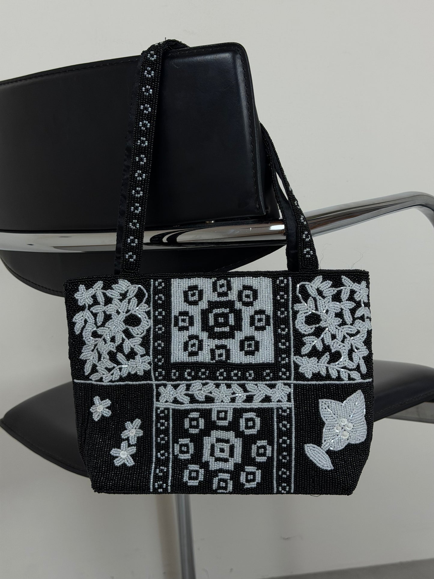 Borsetta vintage made in Italy in perline