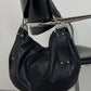 Maxi bag in vera pelle martellata