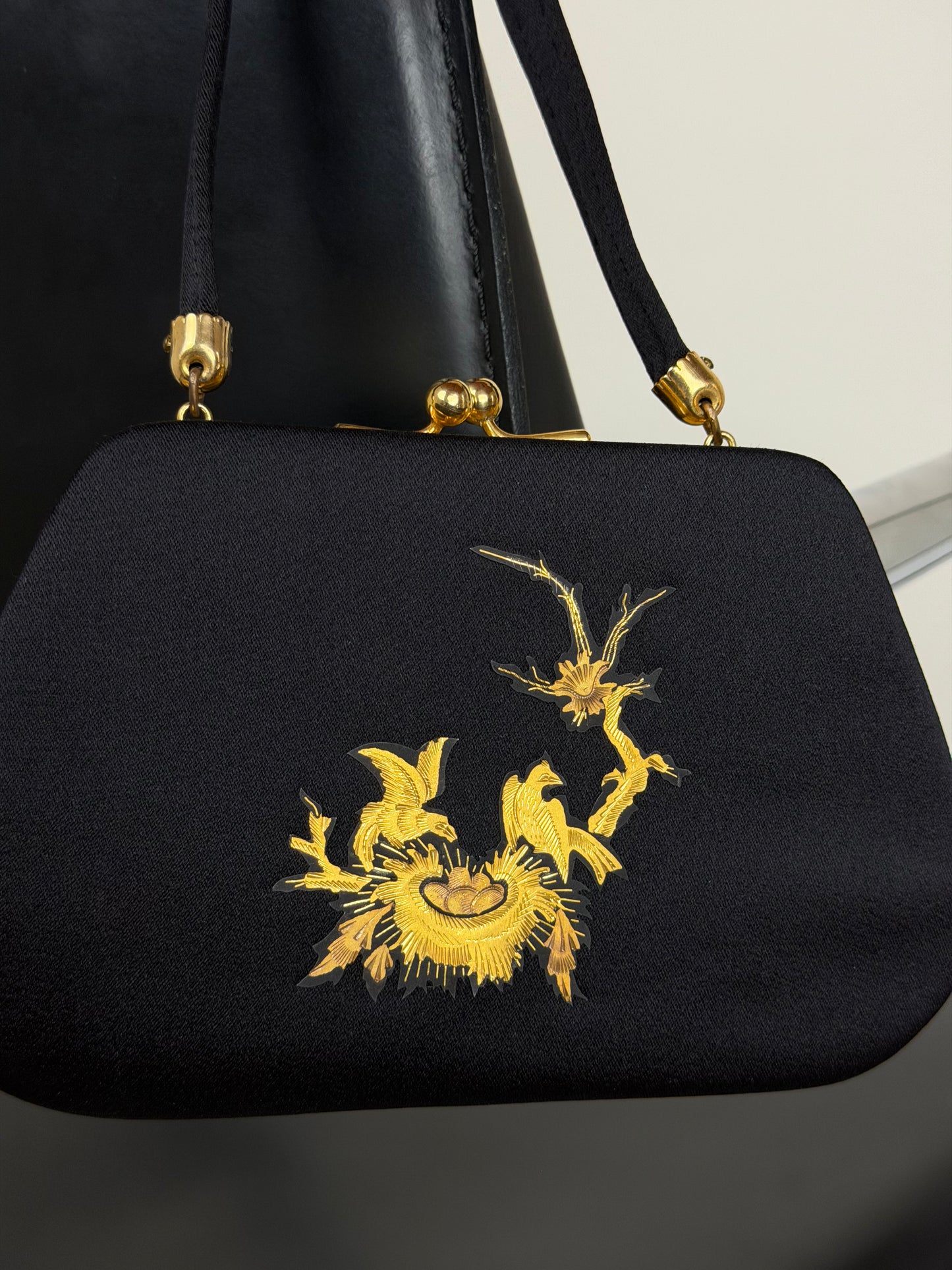Vanity bag vintage anni '60 con porta trucchi