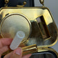 Vanity bag vintage anni '60 con porta trucchi