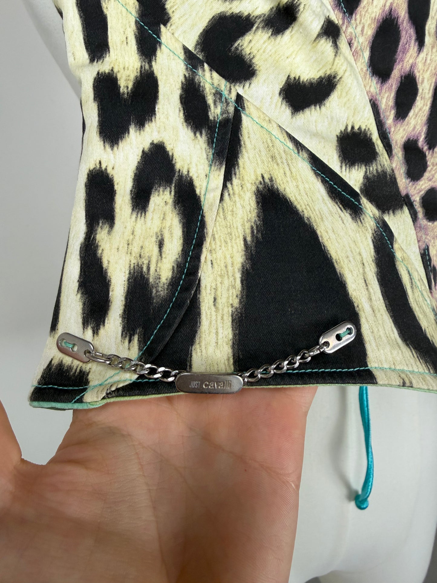 Bustino JUST CAVALLI leopardato anni 2000