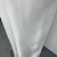 Pantaloni a palazzo in pura seta color latte