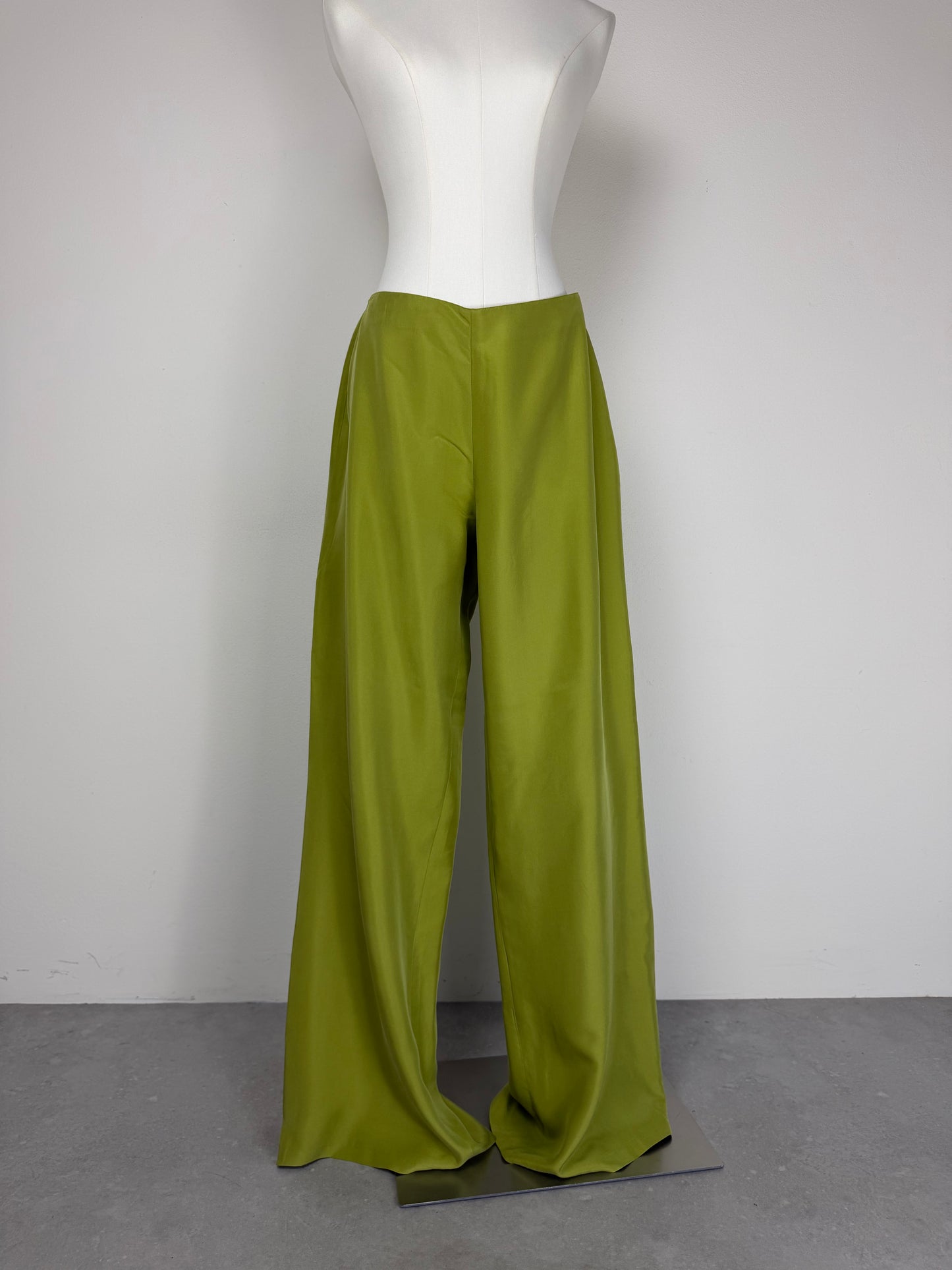 Pantalone vintage in 100% seta