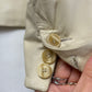 Blazer Made in Italy in vera pelle color burro